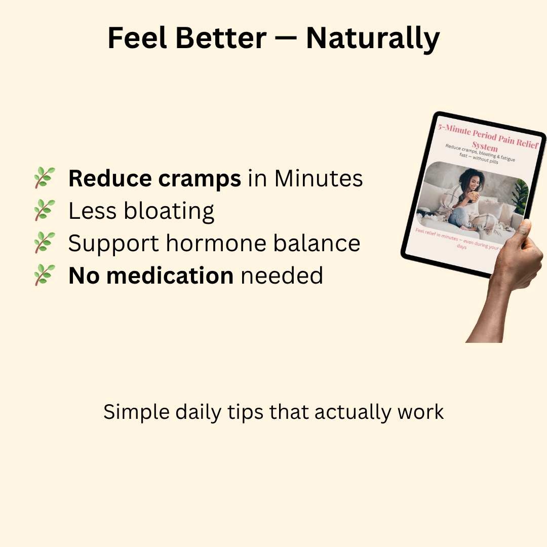 Stop Period Pain Fast — Feel Relief in 5 Minutes Naturally